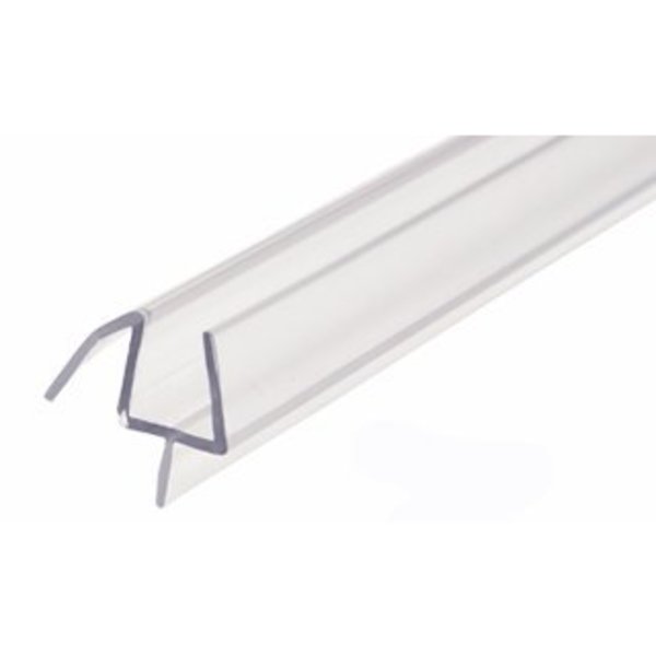 Cr Laurence Clear Co-Extruded 36-in Bottom Wipe with Soft Drip Rail for 3/8-in Glass, 10PK P938WS36